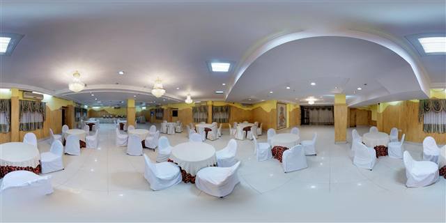 360 degree view of the 1st Floor Banquet hall at GM Rejoyz