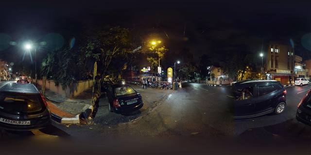 360 degree view outside the GM Rejoyz building in Malleshwaram